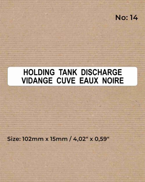 HOLDING TANK DISCHARGE
